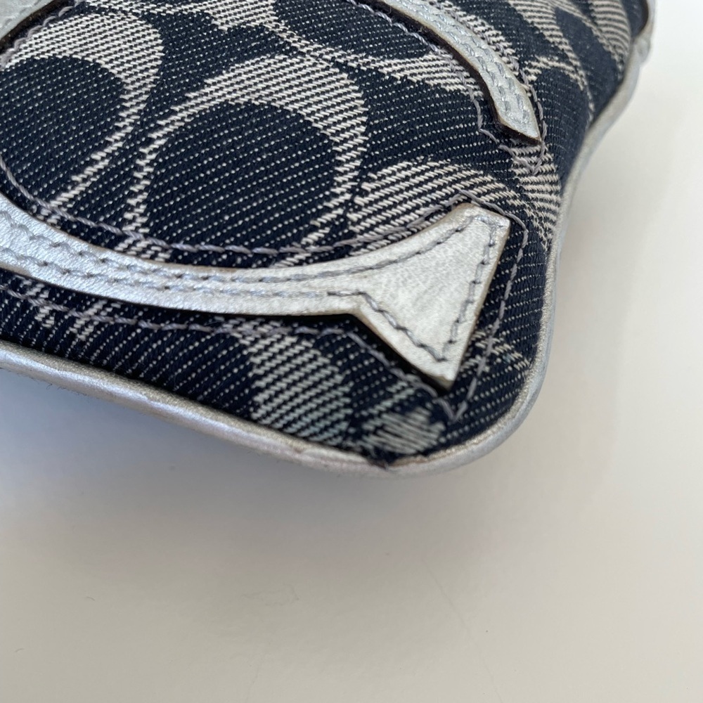 Coach Denim Pouch | Wristlet Mini Bag - Picture 7 of 15